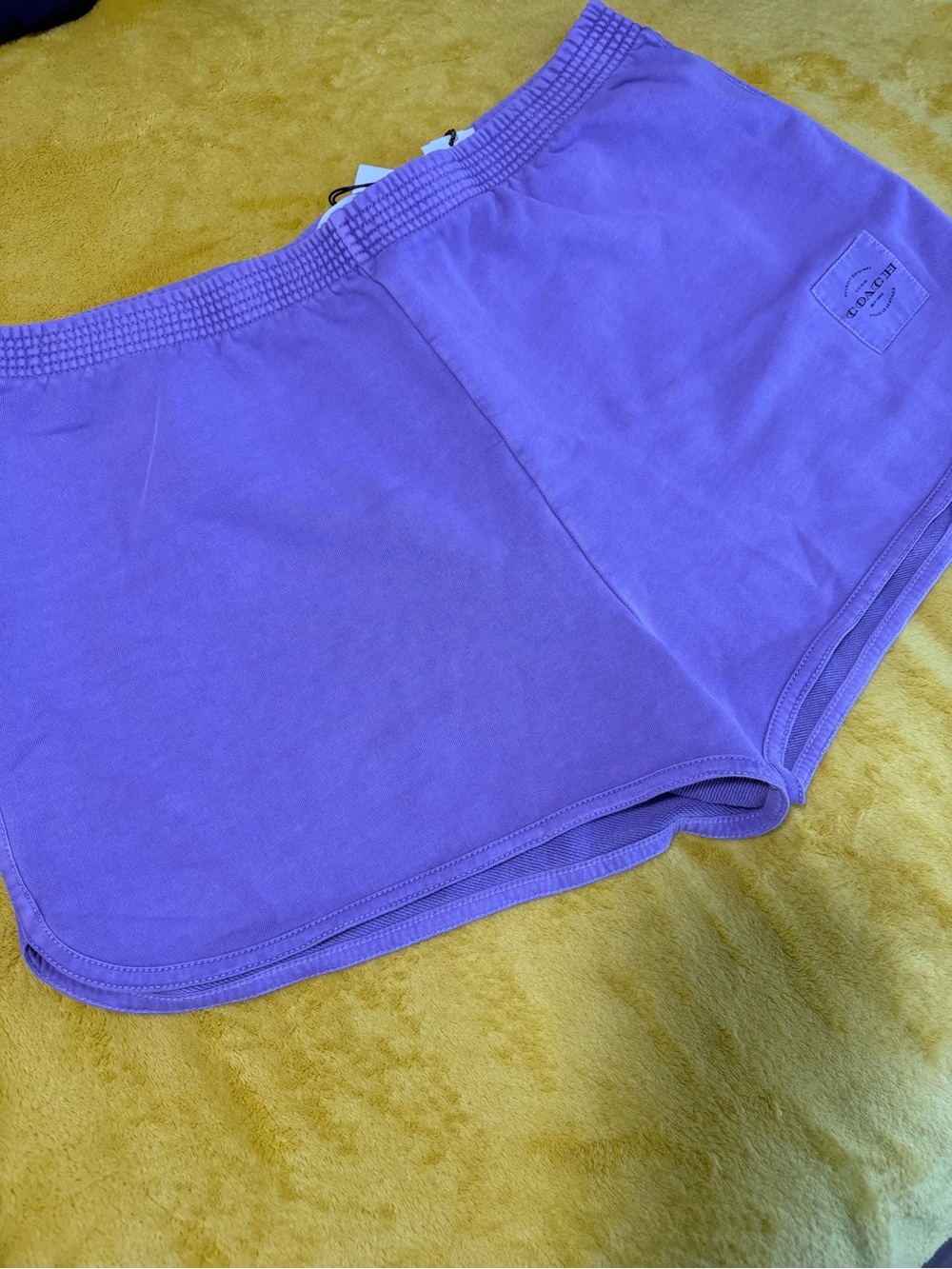 Coach Lavender Athletic Lounge Shorts